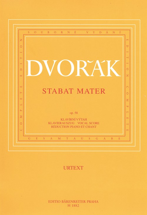 Stabat Mater op. 58, Soloists, Choir and Orchestra, Piano Reduction