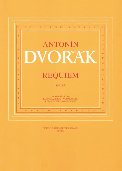 Requiem Op. 89, Vocal and Piano. 9790260103054