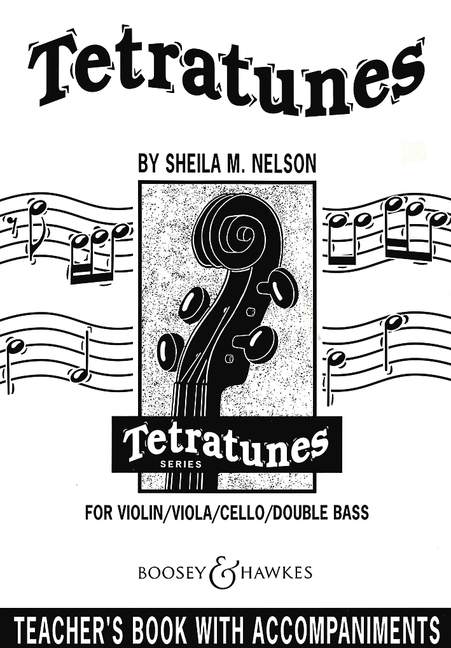 Tetratunes, for violin, viola, cello and double bass, teacher's book. 9790060039362