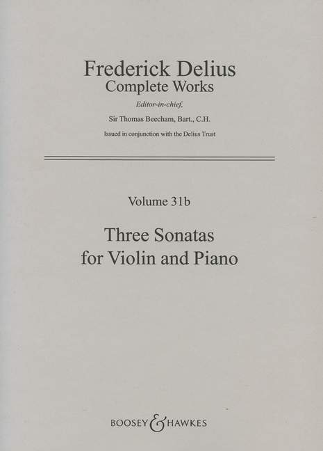 Three Sonatas, for violin and piano. 9790060075308