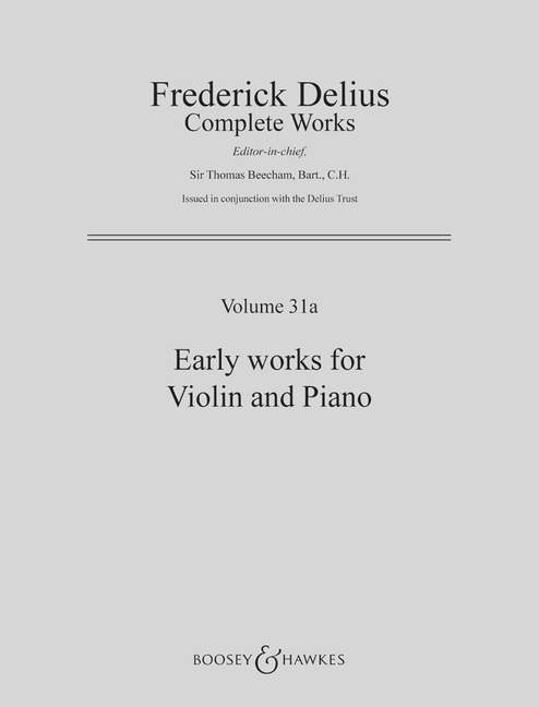 Early Works, for violin and piano. 9790060077531