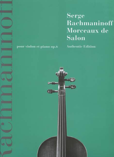 Morceaux de Salon op. 6, for violin and piano
