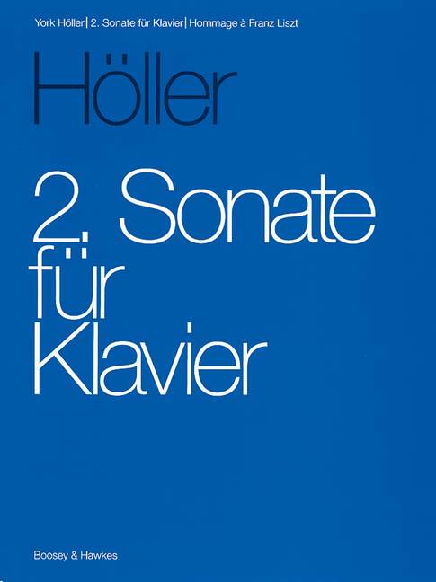 2. Piano Sonata, Homage a Franz Liszt, for piano