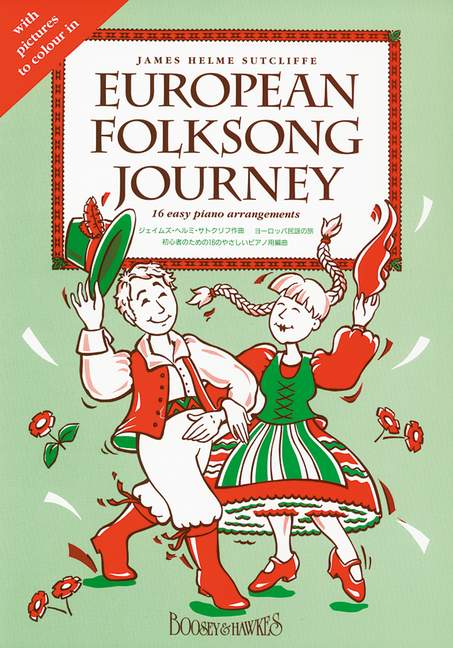 European Folksong Journey, 16 easy piano arrangements for beginners