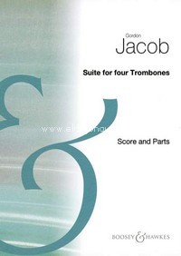 Suite, for 4 trombones, score and parts