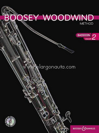 The Boosey Woodwind Method Bassoon Vol. 2, for bassoon, edition with 2 CDs. 9780851624822