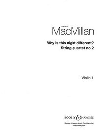 Why is this night different?, String Quartet No 2, set of parts