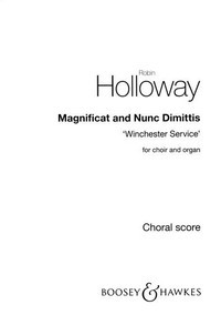 Magnificat and Nunc Dimittis, 'Winchester Service', for mixed choir (SATB) and organ, choral score. 9790060117602