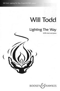 Lighting the Way, for mixed choir (SA(T)B) and piano, choral score