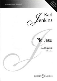 Pie Jesu, from Requiem, for soloists (SS), mixed choir (SATB) and piano, choral score