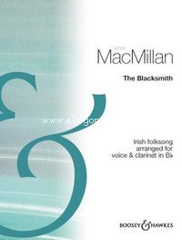 The Blacksmith, Irish folksong, for voice and clarinet in Bb. 9790060118845