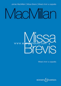 Missa brevis, for mixed choir (SATB) a cappella. 9790060119262