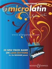 Microlatin, 20 new pieces based on latin rhythms for the beginner pianist, for piano, edition with CD. 9780851625607