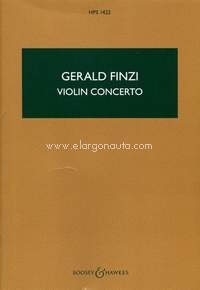 Violin Concerto, for violin and orchestra, study score. 9790060120619