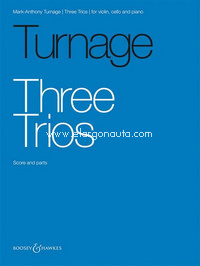 Three Trios, for piano trio, score and parts. 9780851628561