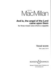 And lo, the angel of the Lord came upon them, for 3 mixed choirs (SATB/SATB/SATB) a cappella. 9790060122682