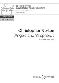 Angels and Shepherds, for mixed choir (SSATBB) and piano, choral score. 9780851627601