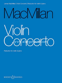 Violin Concerto, for violin and orchestra, piano reduction with solo part. 9780851627809