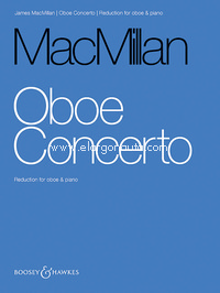 Oboe Concerto, for oboe and orchestra, piano reduction with solo part. 9780851627816