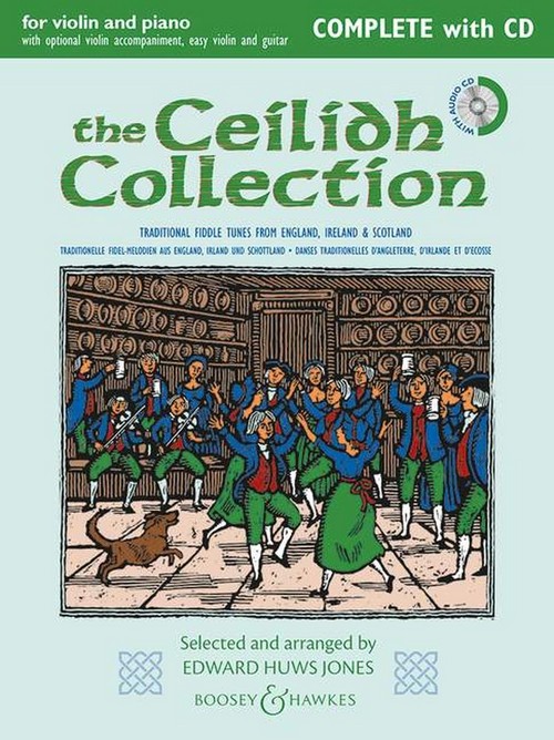 The Ceilidh Collection (New Edition), Complete Edition, for violin (2 violins) and piano, guitar ad libitum, edition with CD. 9780851626932