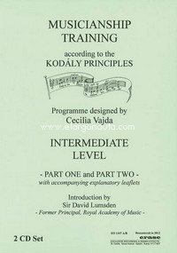 Musicianship Training according to the Kodály principles, Intermediate Level - Part One and Two, 2 CDs