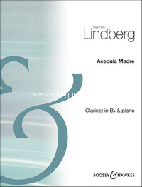 Acequia Madre, for clarinet in Bb and piano. 9781784542672
