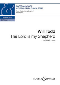 The Lord Is My Shepherd, Words from Psalm 23, for upper voices (SSA) and piano, choral score