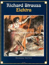 Elektra op. 58, Tragedy in one act, vocal/piano score. 9781784540296