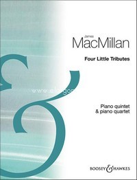 Four Little Tributes, for piano quintet, score and parts. 9781784540715