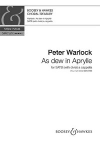 As dew in Aprylle, Carol, for mixed choir (SATB divisi) a cappella