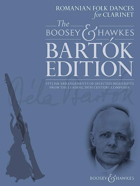 Romanian Folk Dances for Clarinet, Stylish arrangements of selected highlights from the leading 20th century composer, for clarinet and piano. 9781784541989