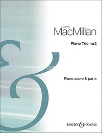 Piano Trio No. 2, piano direction and parts