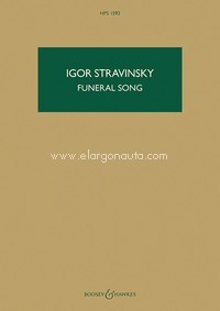 Funeral Song op. 5, for orchestra, study score. 9781784543051