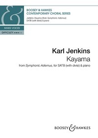 Kayama, from Symphonic Adiemus, for mixed choir (SATB divisi) and piano, choral score