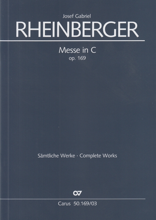 Mass in C major, Op. 169 = Messe in C-dur, op. 169. Vocal Score