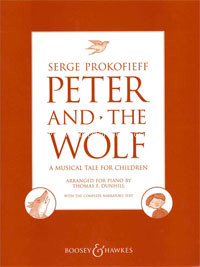 Peter and the Wolf op. 67, A musical tale for children, for piano. 9780851622705