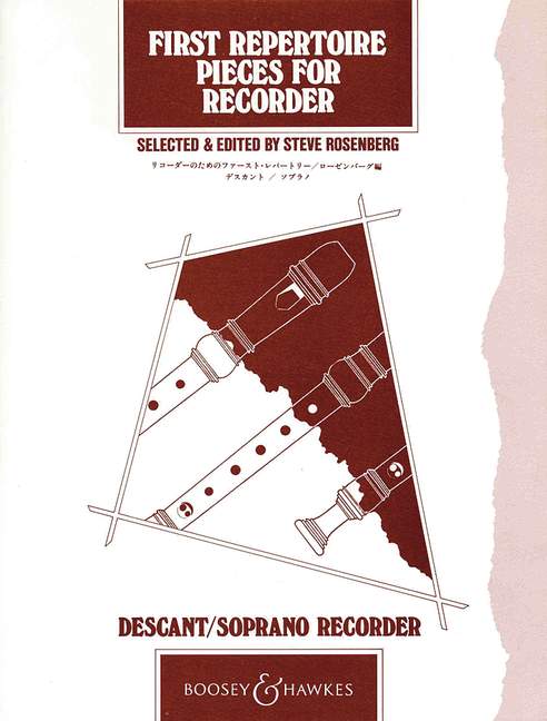 First Repertoire Pieces, for Soprano Recorder and Piano