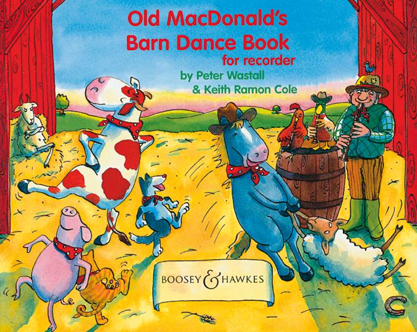 Old MacDonald's Barn Dance Book, 13 Duets for 2 Soprano Recorders and Piano ad libitum