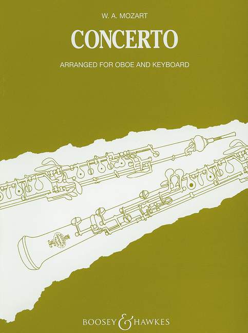 Concerto C Major KV 314, for oboe and orchestra, piano reduction with solo part. 9790060038723