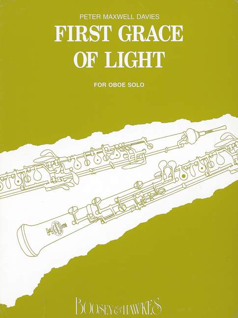 First Grace of Light, for Oboe. 9790060098772