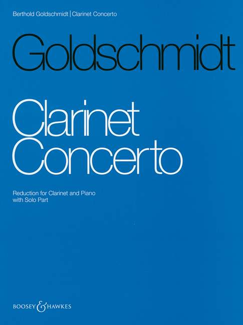 Clarinet Concerto, for Clarinet and Orchestra, piano reduction with solo part. 9790060106859 Clarinet Concerto, for Clarinet and Orchestra, piano reduction with solo part. 9790060106859