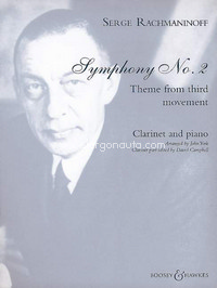 Symphony No. 2 op. 27, Theme from third movement, for Clarinet and Piano