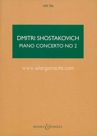 Piano Concerto No. 2 op. 102, for piano and orchestra, study score. 9790060023989