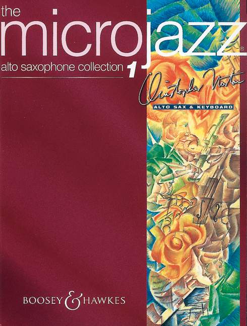 Microjazz Alto Saxophone Collection Vol. 1, Easy pieces in popular styles, for alto saxophone and piano. 9790060110559