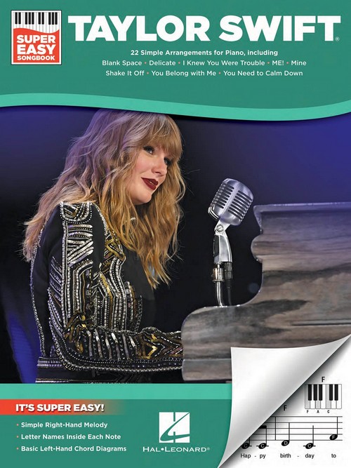 Taylor Swift - Super Easy Songbook, Easy Piano