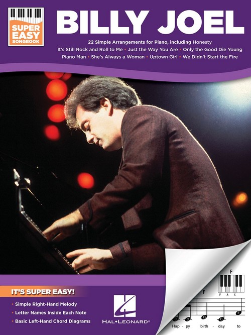 Billy Joel - Super Easy Songbook, Piano. 9781540084361