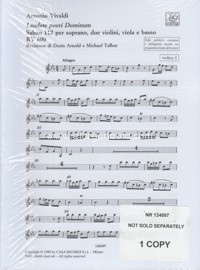 Laudate Pueri Dominum. Salmo 112 RV 600, Vocal and Orchestra, Set of Parts. 9790041345970 Laudate Pueri Dominum. Salmo 112 RV 600, Vocal and Orchestra, Set of Parts. 9790041345970