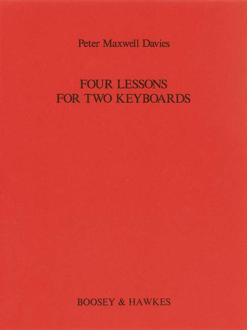 Four Lessons for Two Keyboards, for 2 pianos. 9790060037894 Four Lessons for Two Keyboards, for 2 pianos. 9790060037894