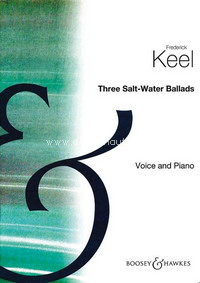 3 Salt Water Ballads, for voice and piano. 9790060034503