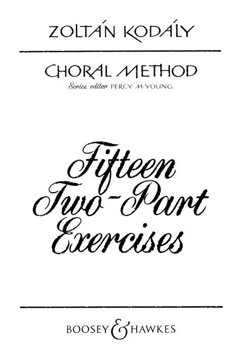 Choral Method Vol. 4, 15 Two-Part Exercises, for children's choir